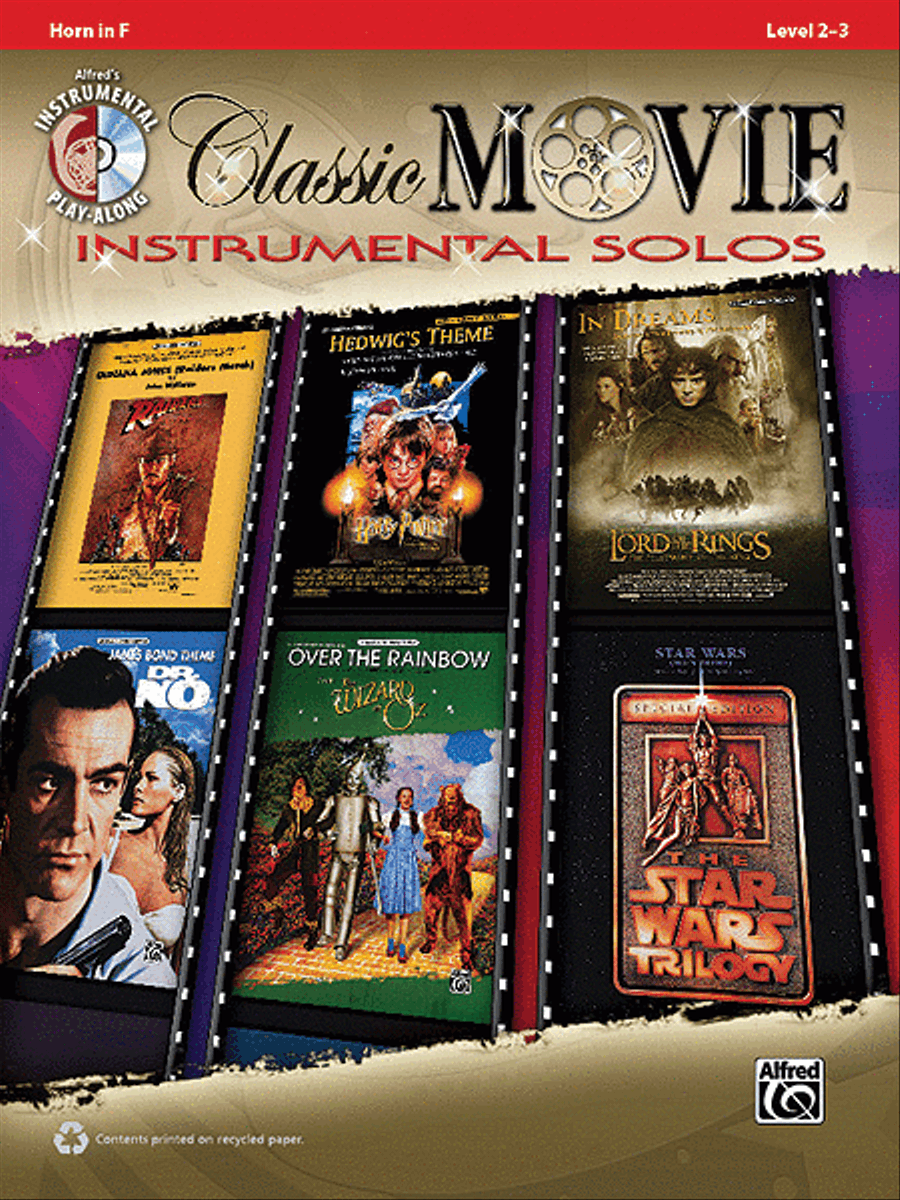 Classic Movie Instrumental Solos Horn Solo scores gallery preview page 1