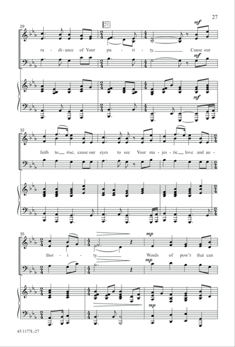 5 Getty Anthems for about 10 Singers 4-Part scores gallery preview page 28
