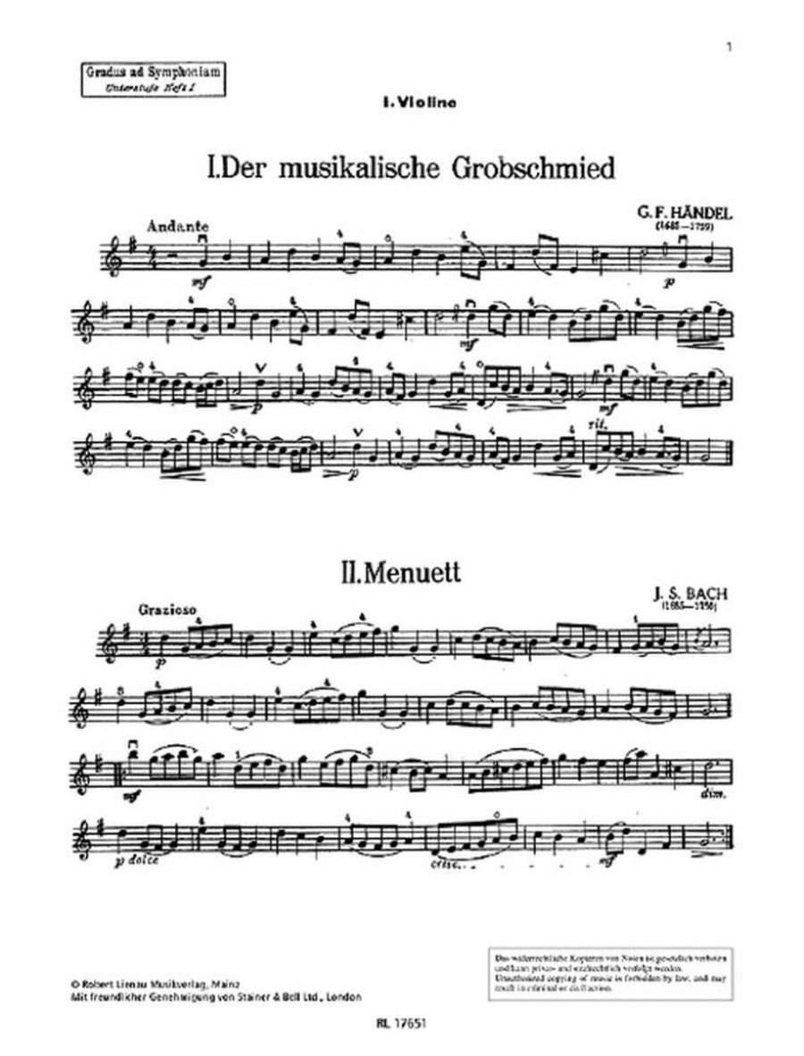 Gradus ad Symphoniam Unterstufe Band 1