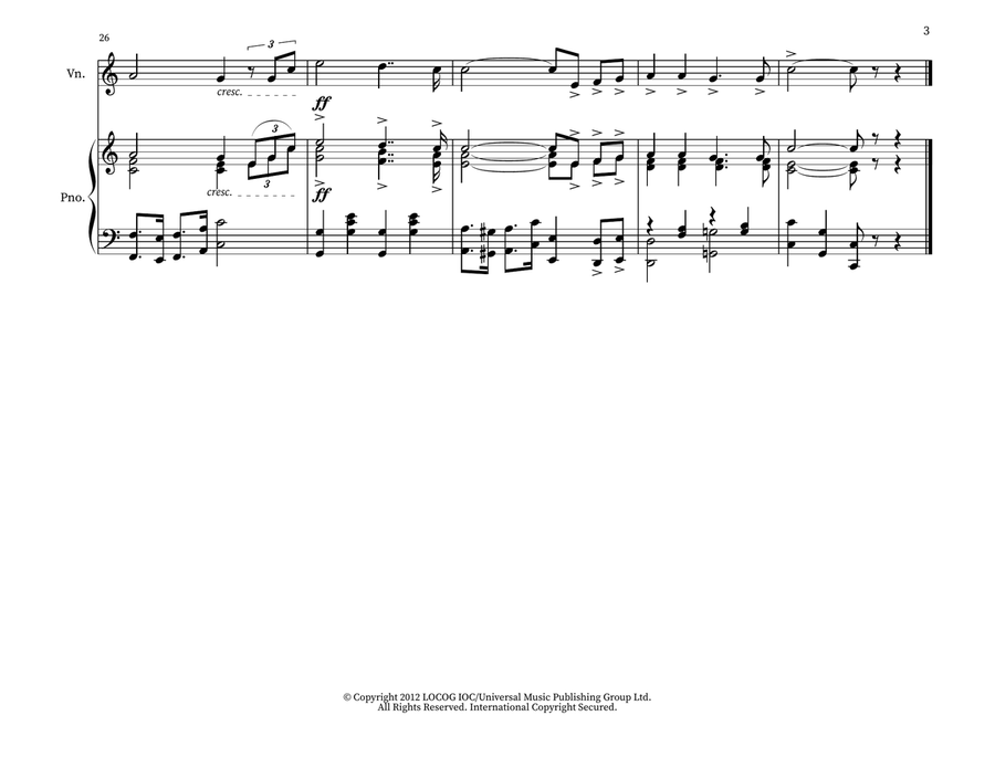 A Portugesa (portuguese National Anthem) Violin Solo scores gallery preview page 3