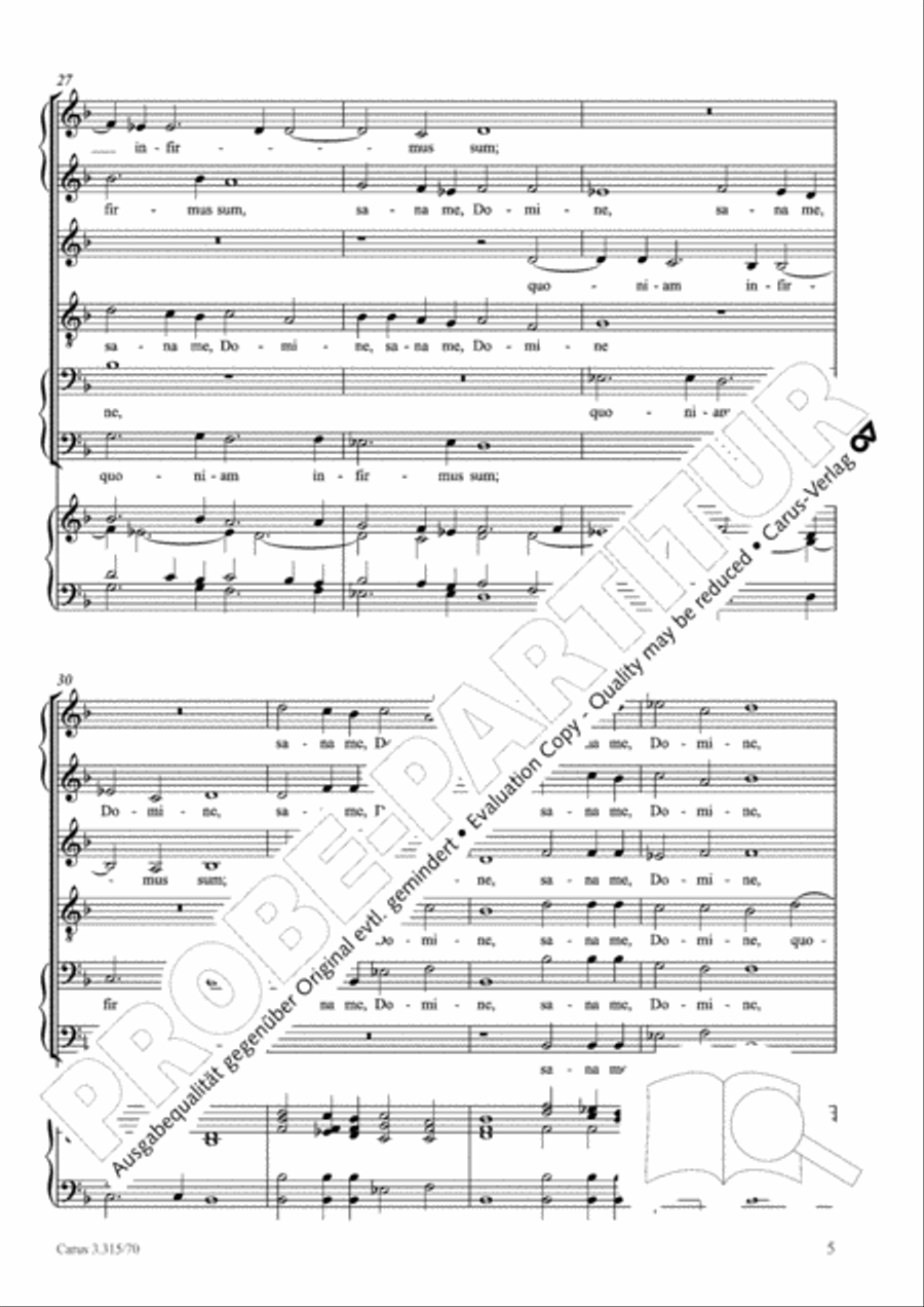 Domine, ne in furore SV 298 SSATBB scores gallery preview page 6