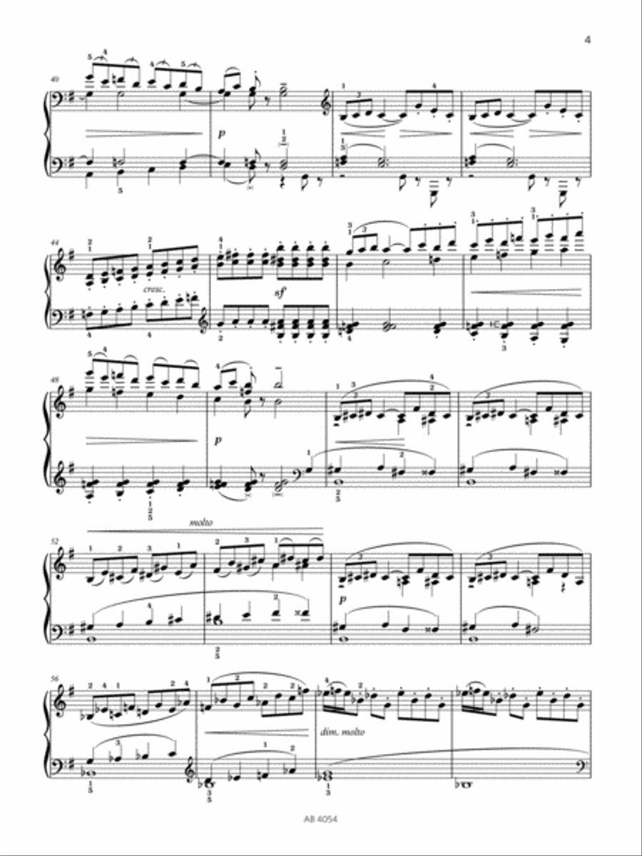 Arabesque No. 2 (Grade 8, list C2, from the ABRSM Piano Syllabus 2023 & 2024) Piano Method scores gallery preview page 4