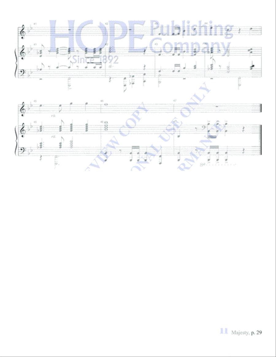 Praise Him with Instruments Orchestra scores gallery preview page 31