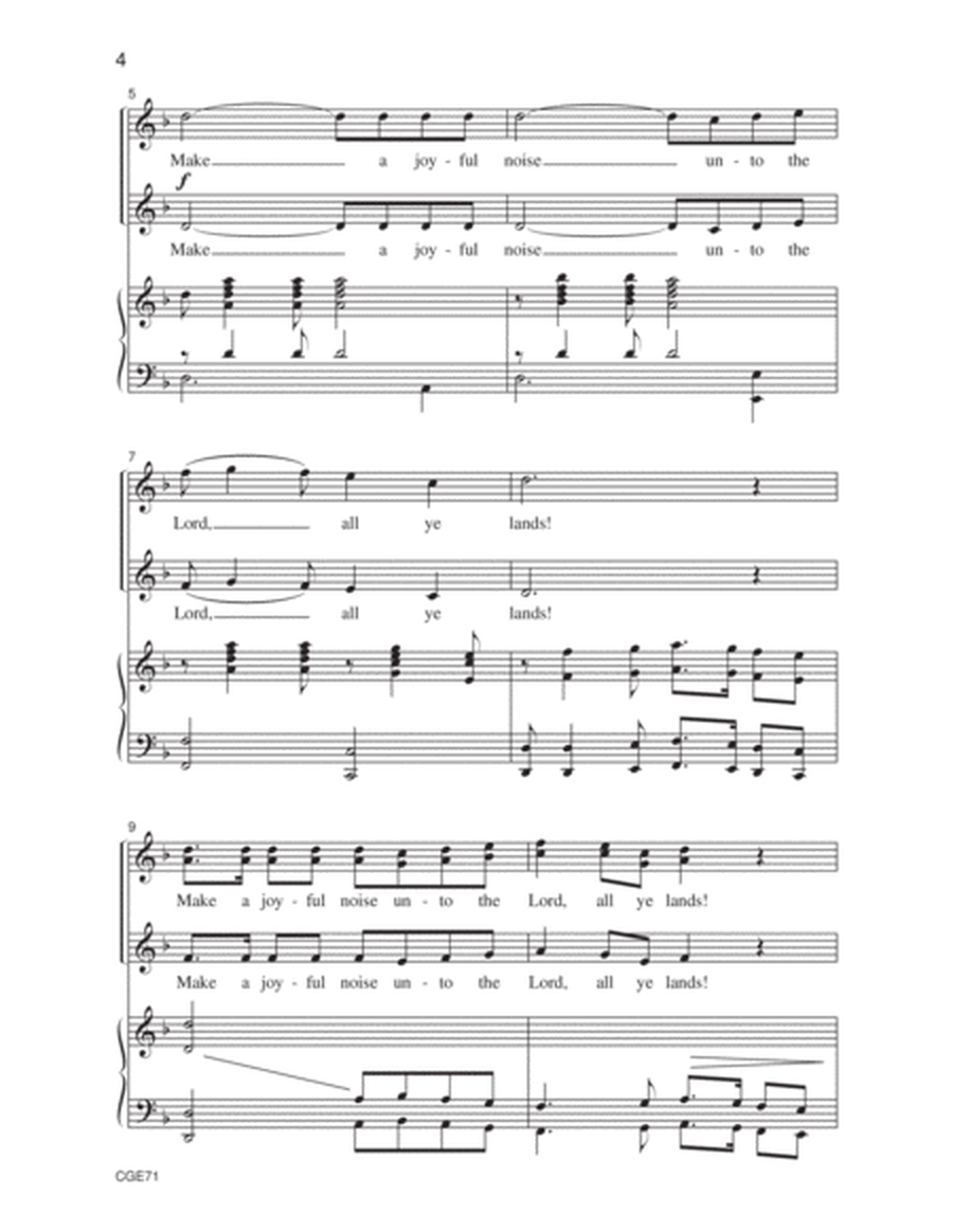 Make a Joyful Noise! (A Choral Fanfare) image number null
