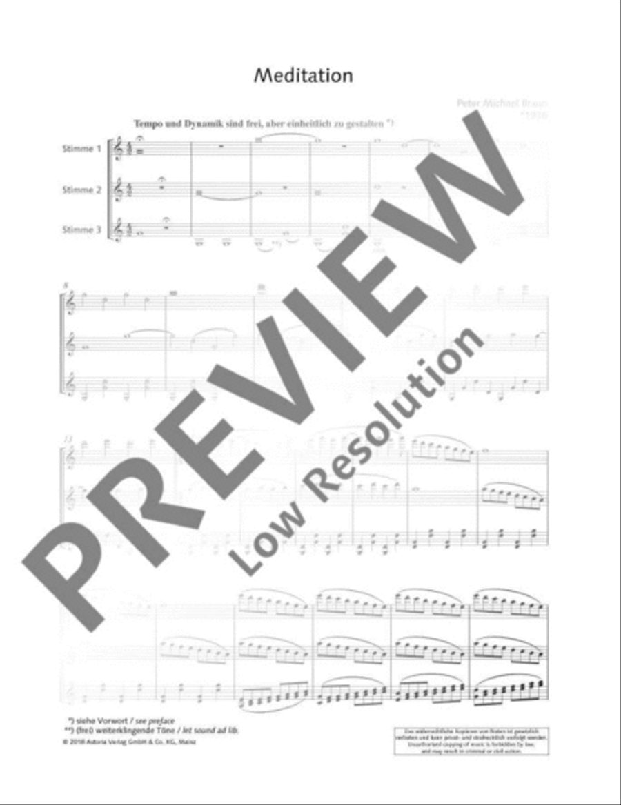 Meditation Voice scores gallery preview page 6