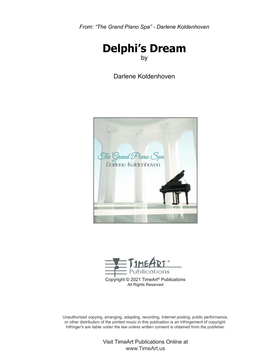 Delphi's Dream Delphi's Dream Piano Solo scores gallery preview page 1