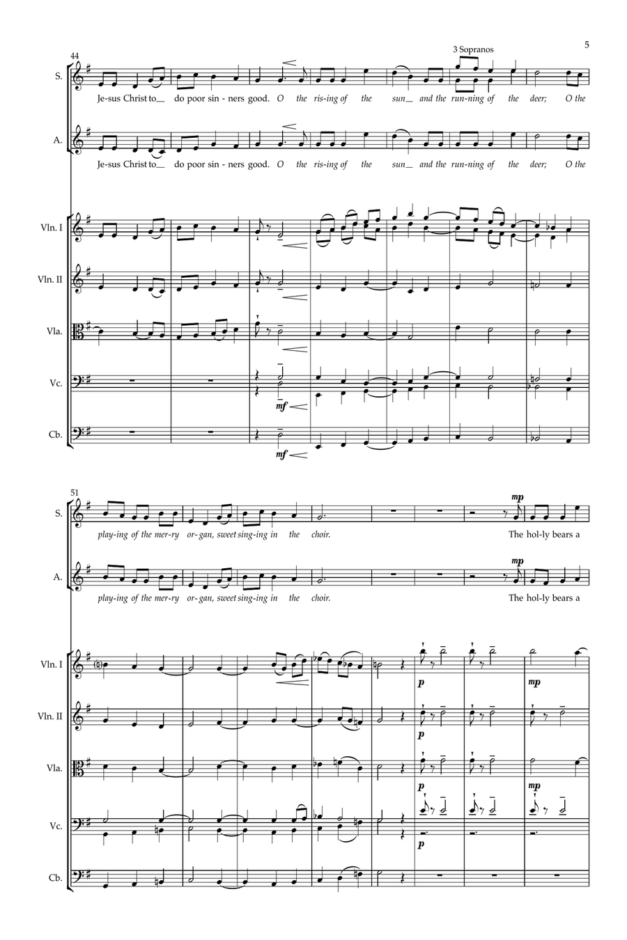 The Holly And The Ivy The Holly And The Ivy Choir scores gallery preview page 5
