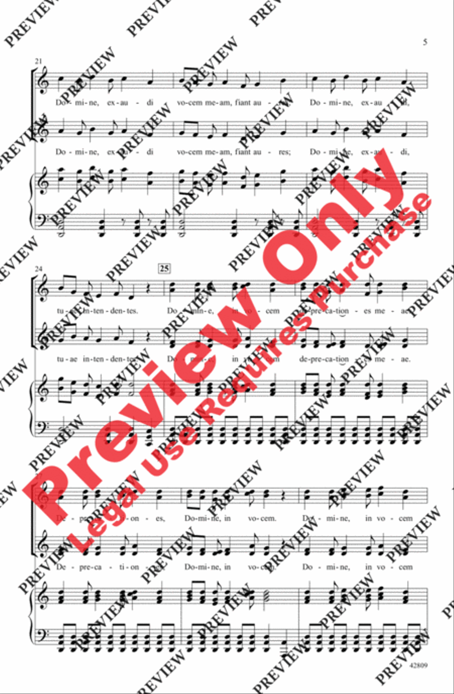 De Profundis Women's Choir scores gallery preview page 5