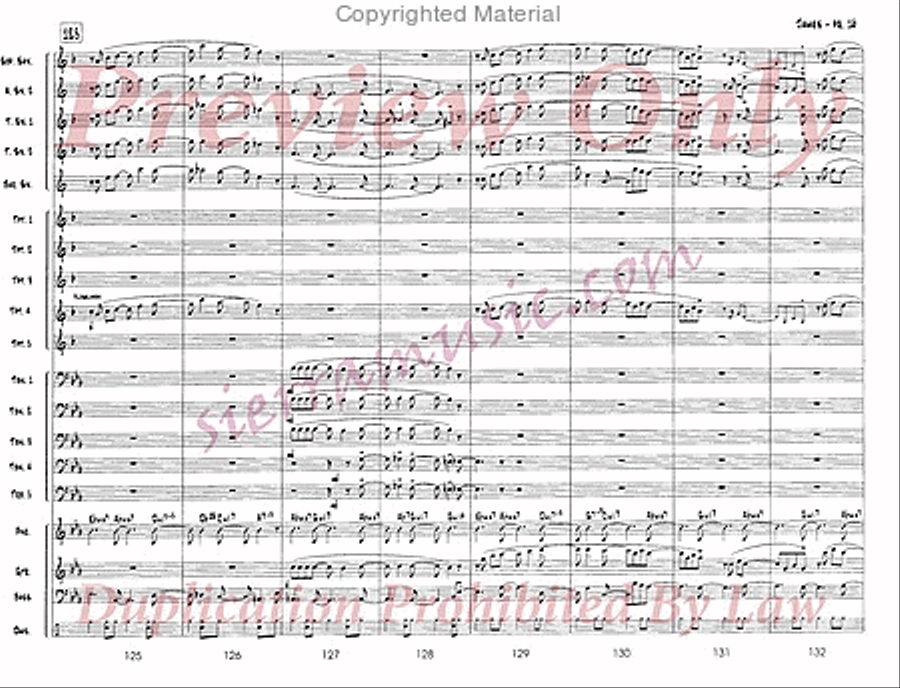 James Jazz Ensemble scores gallery preview page 17