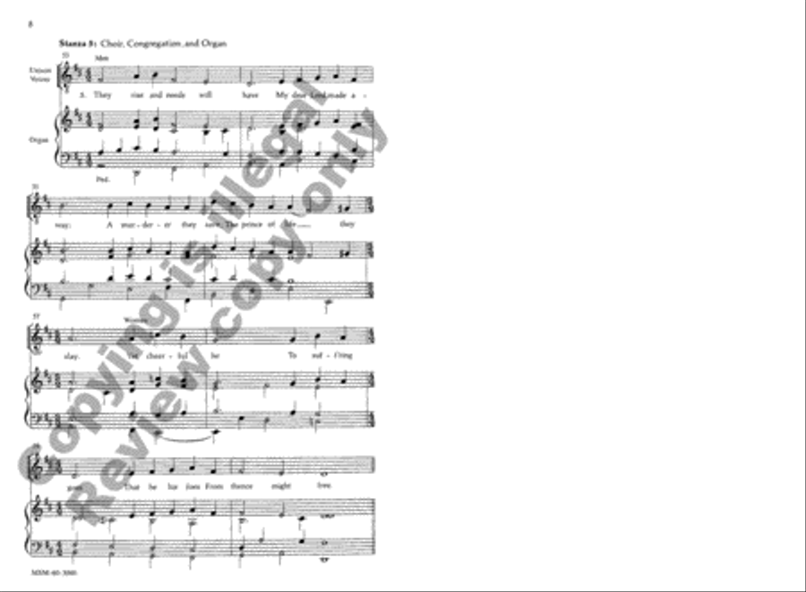 My Song Is Love Unknown 4-Part scores gallery preview page 6