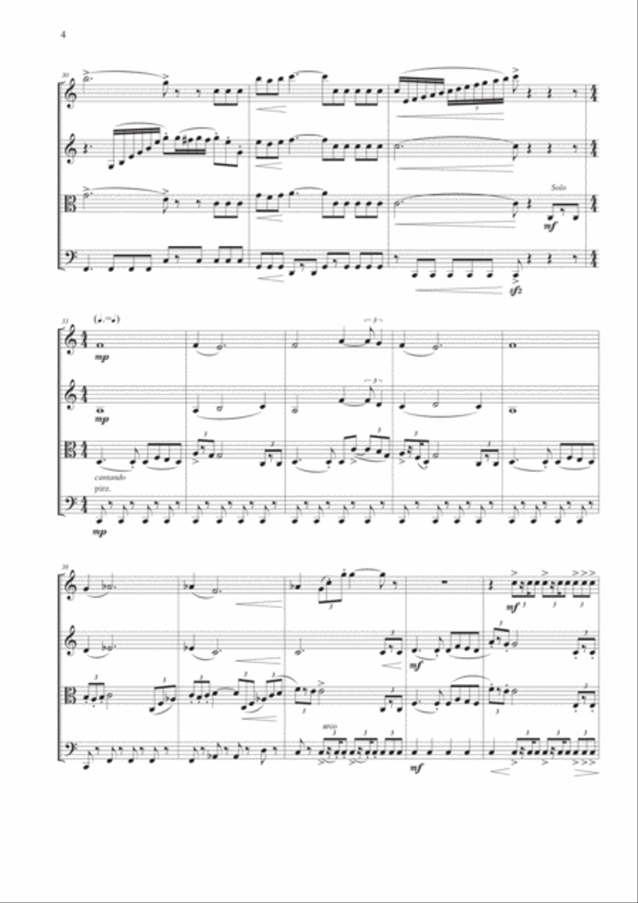 Superman String Quartet scores gallery preview page 4