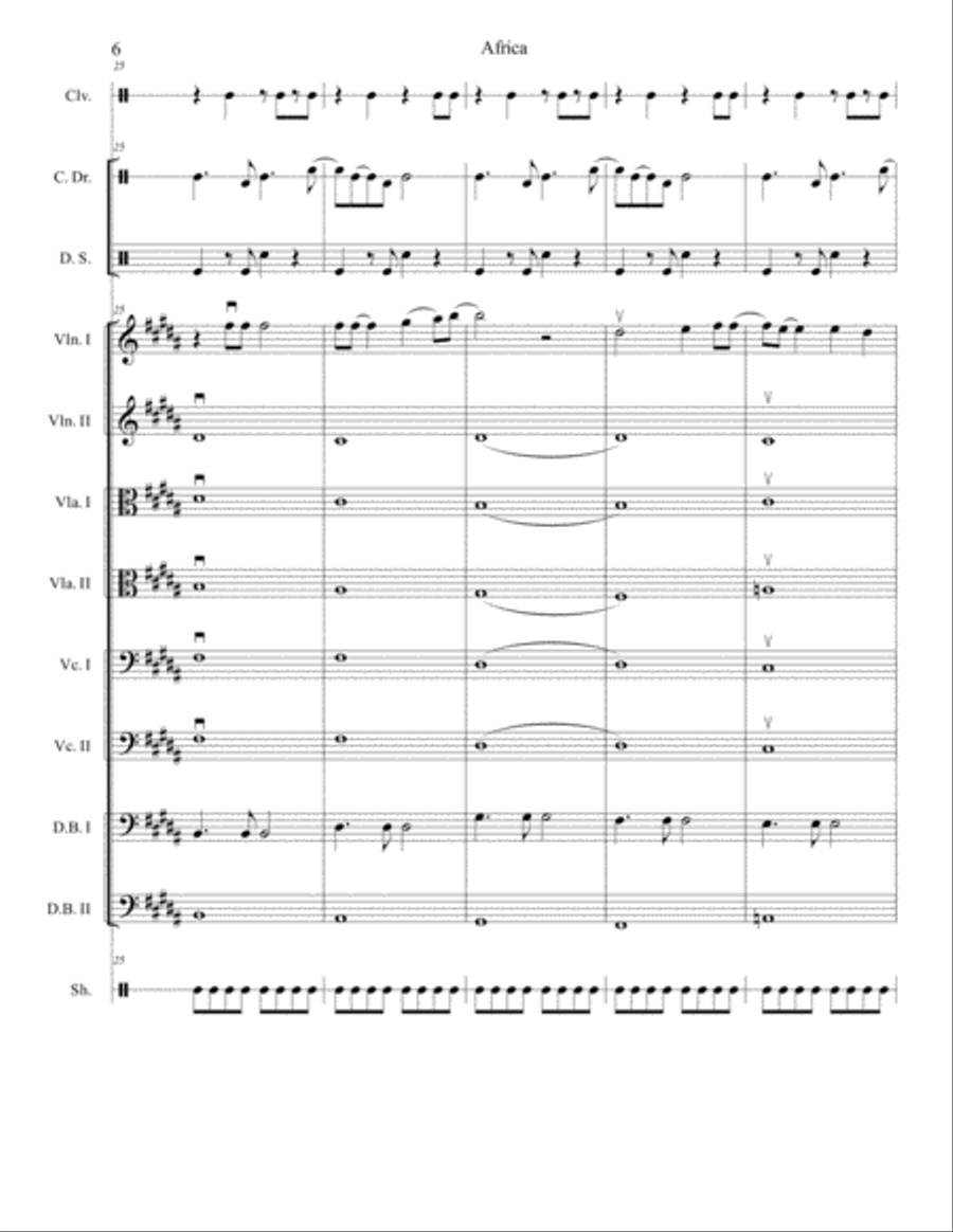 Africa String Quartet scores gallery preview page 6