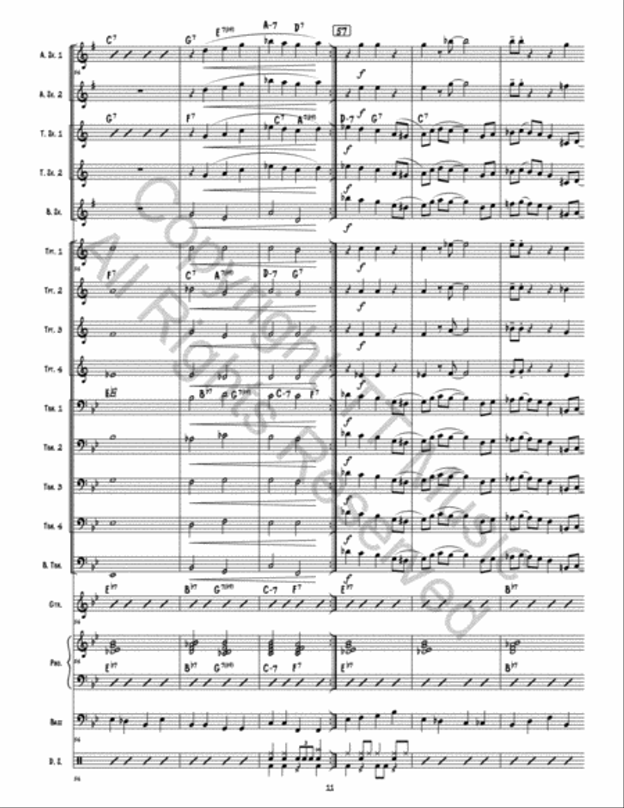 Airport Blues Airport Blues Jazz Ensemble scores gallery preview page 12