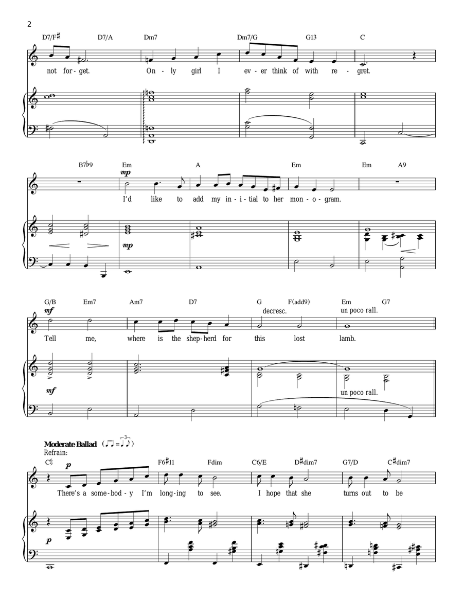 Someone To Watch Over Me (from Oh, Kay!) [Men's version] Baritone Horn TC scores gallery preview page 2