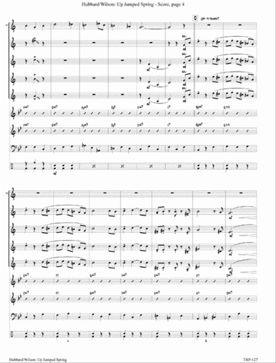 Up Jumped Spriing Up Jumped Spriing Small Ensemble scores gallery preview page 5