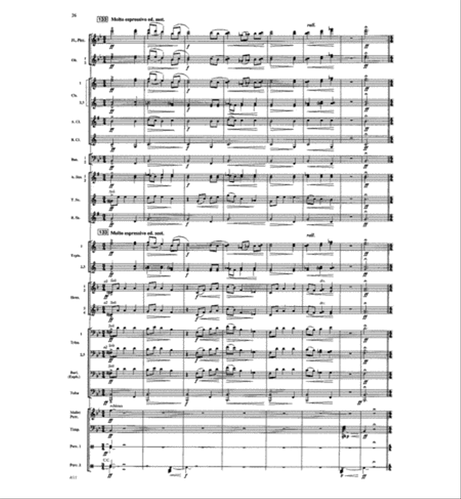 Dawn of a New Day Concert Band scores gallery preview page 25