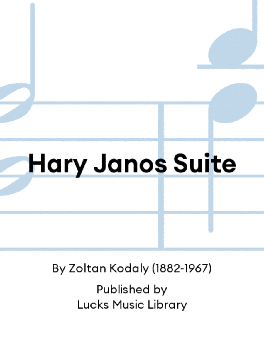 Hary Janos Suite Saxophone scores gallery preview page 1