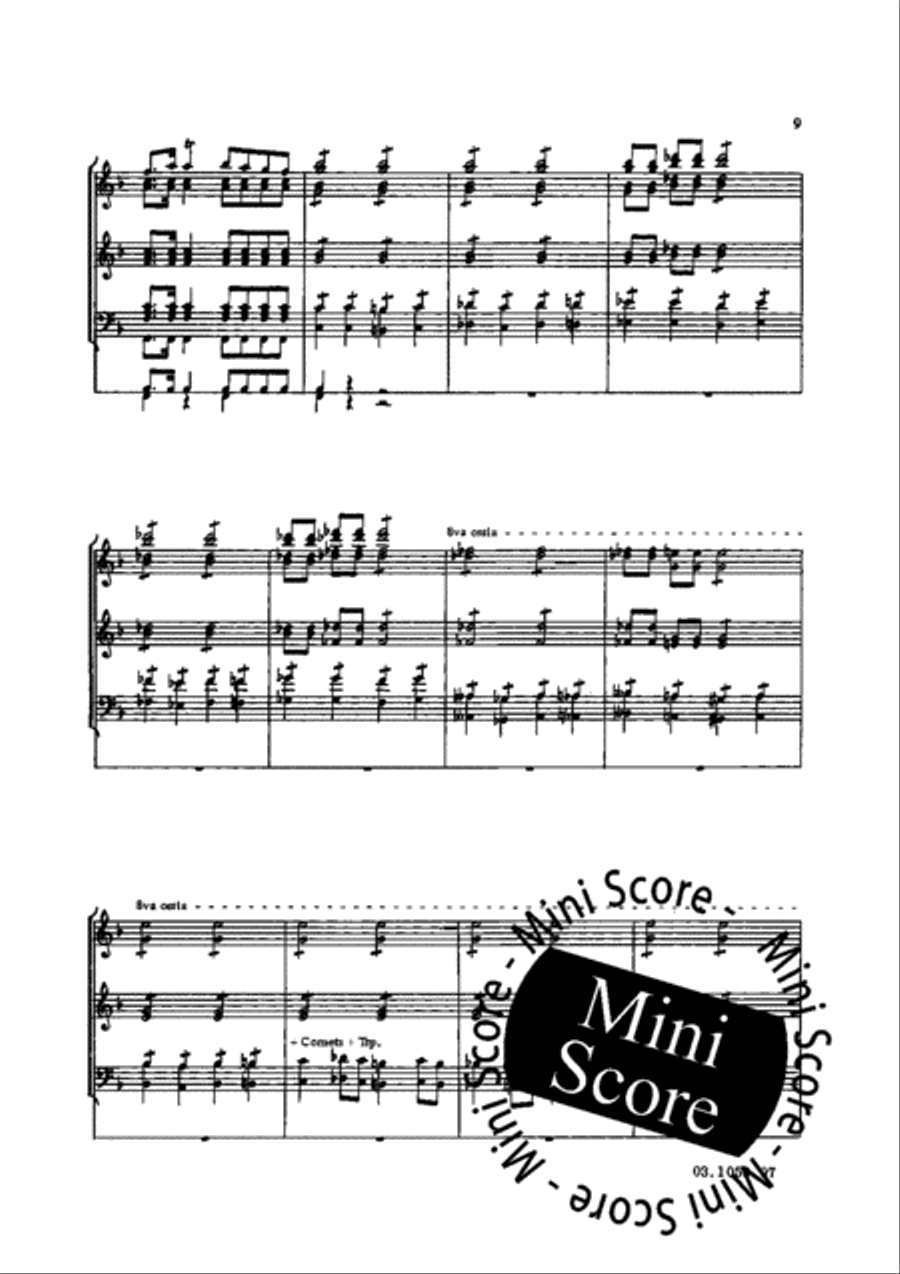 Prelude de L'Operette Fanfare Band scores gallery preview page 11