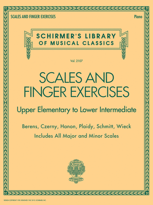 Book cover for Scales and Finger Exercises