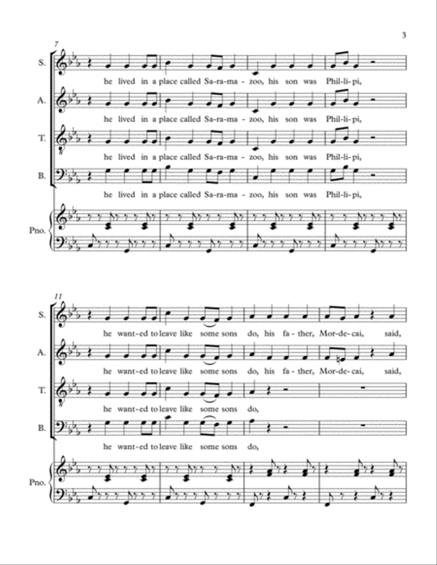 Saramazoo 4-Part scores gallery preview page 3