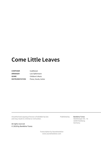 Come Little Leaves image number null