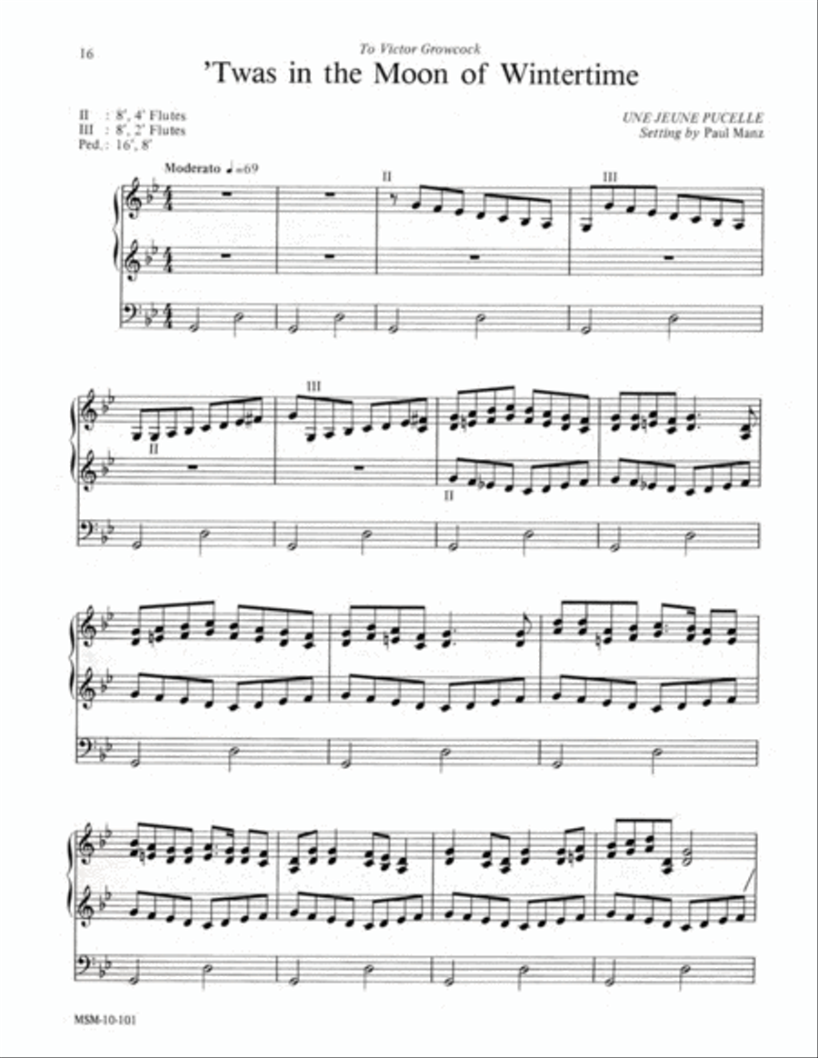 Improvisations for the Christmas Season, Set 2 Organ scores gallery preview page 8
