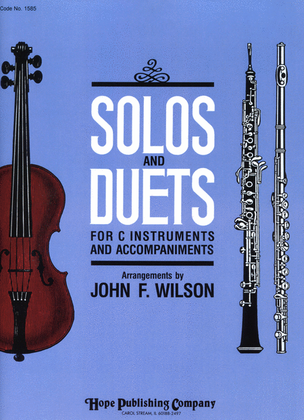 Book cover for Solos and Duets - for C Instruments and Accompaniments (Volume I)