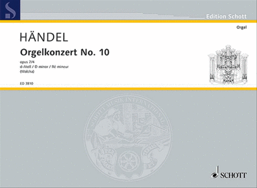 Organ Concerto 10 Op. 7/4dmin Oboe scores gallery preview page 1