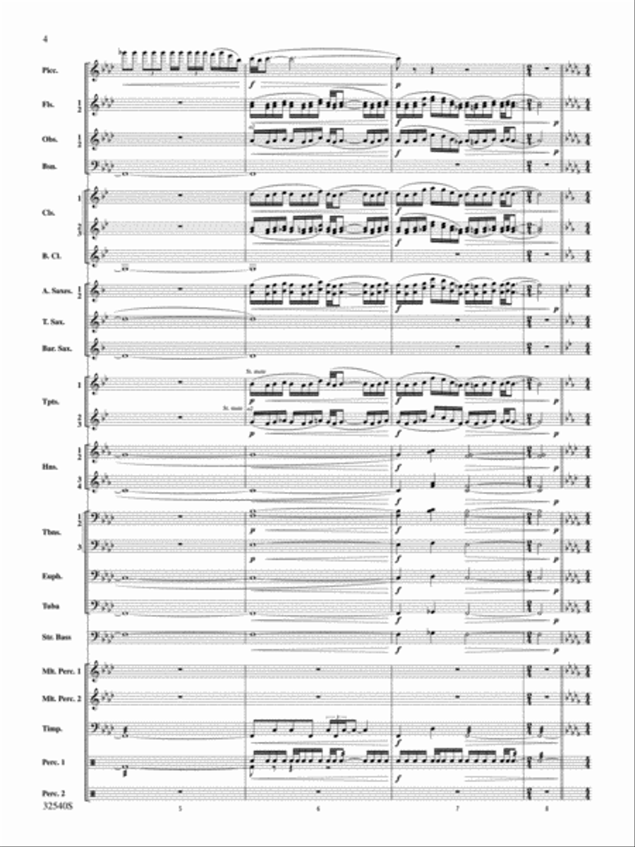Genesis Concert Band scores gallery preview page 3