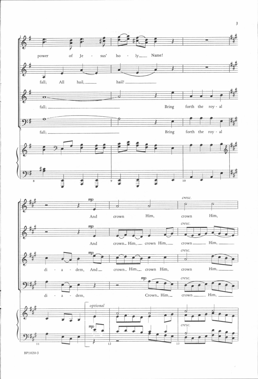 Name of Jesus, The 4-Part scores gallery preview page 3