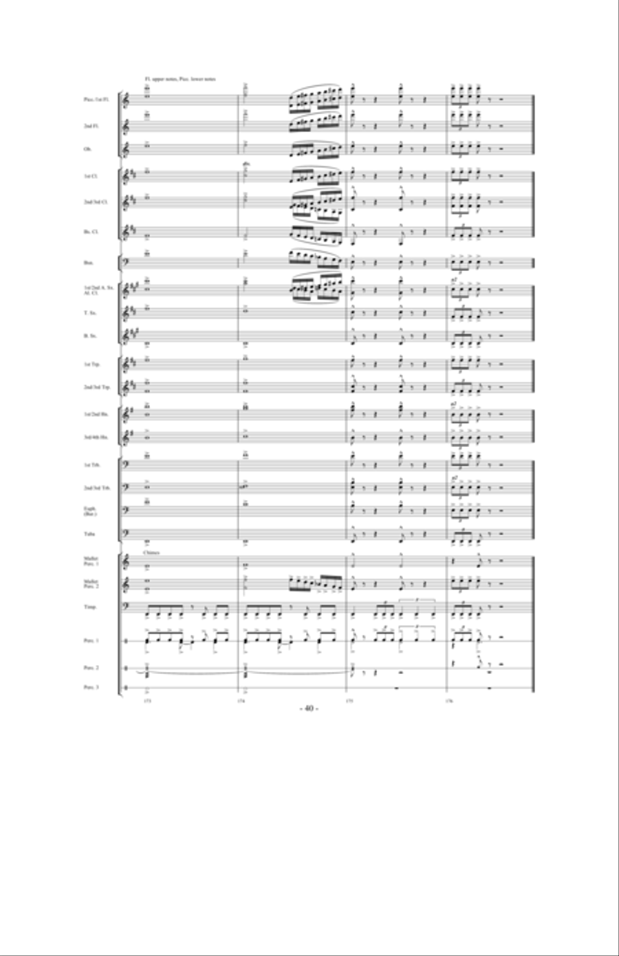 In Pursuit of Troy Concert Band scores gallery preview page 38