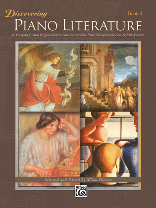 Book cover for Discovering Piano Literature, Book 3