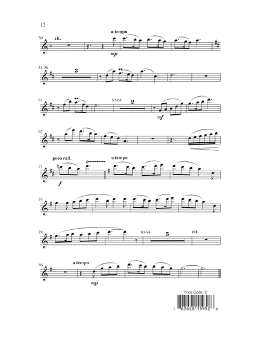 O Come, Little Children with Gesu Bambino 4-Part scores gallery preview page 12