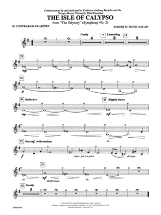 The Isle of Calypso (from The Odyssey (Symphony No. 2)): E-flat Contrabass Clarinet