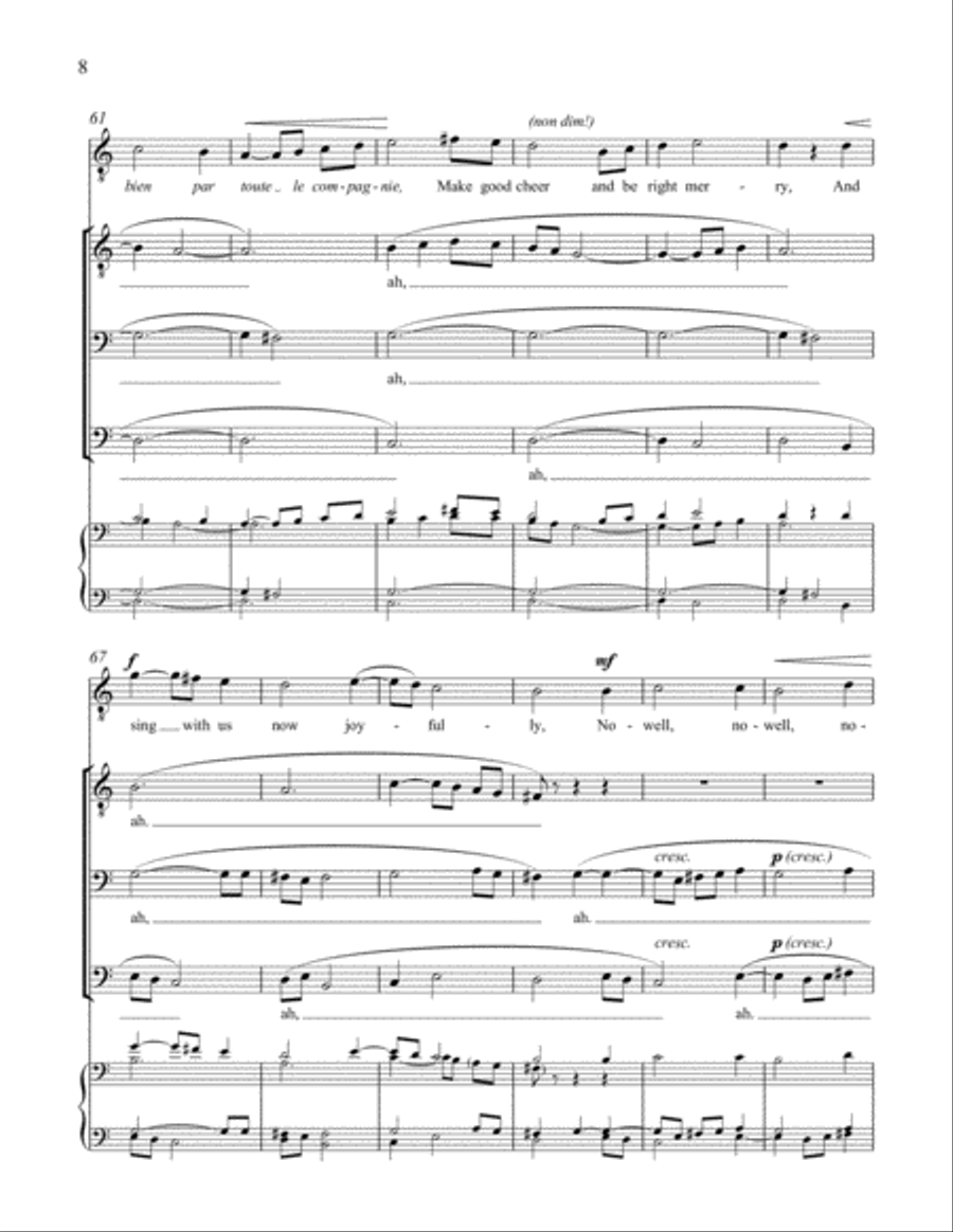 Carols Ancient and New: 2. Sir Christemas TTBB scores gallery preview page 11