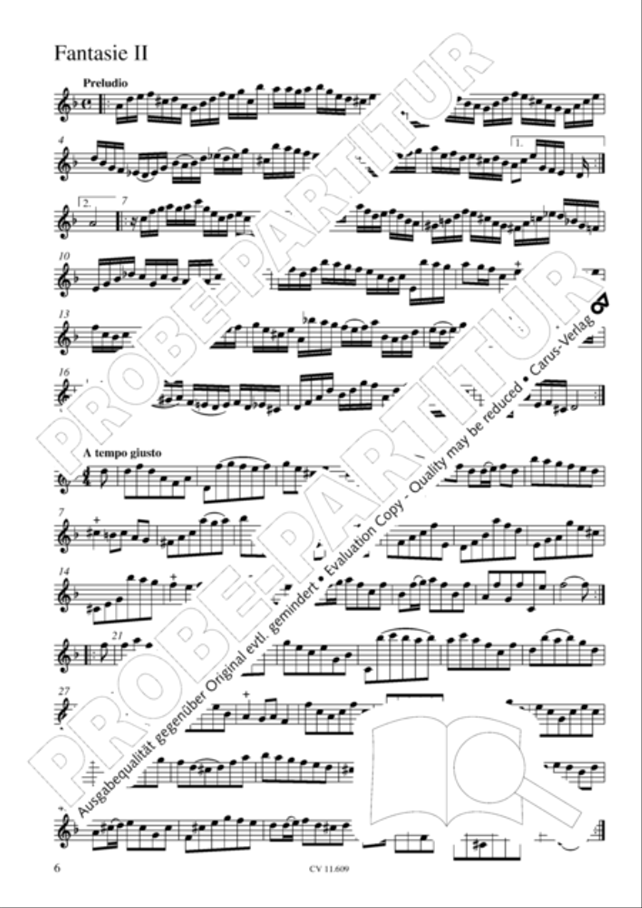 Sechs Fantasien Sechs Fantasien Score scores gallery preview page 7