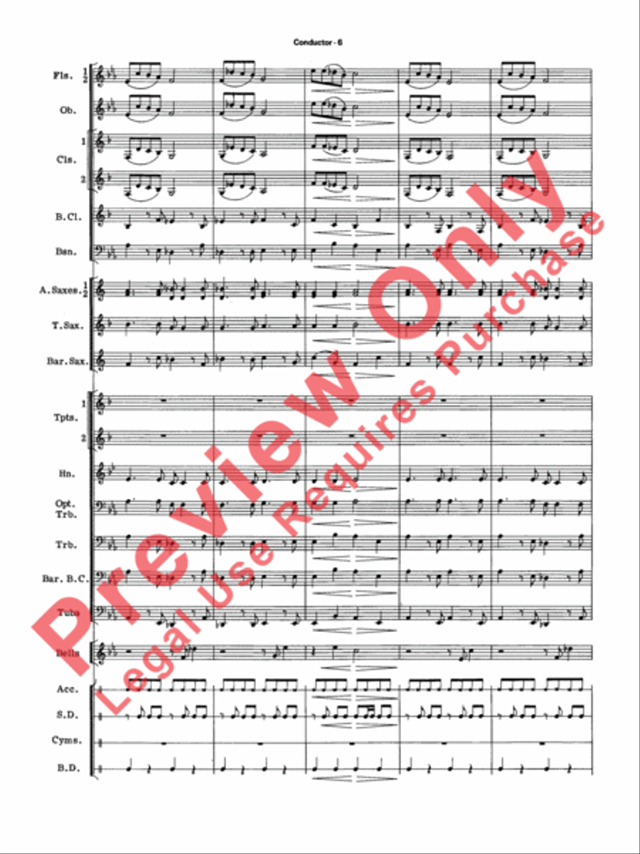 Jingle Bells Forever Concert Band scores gallery preview page 9