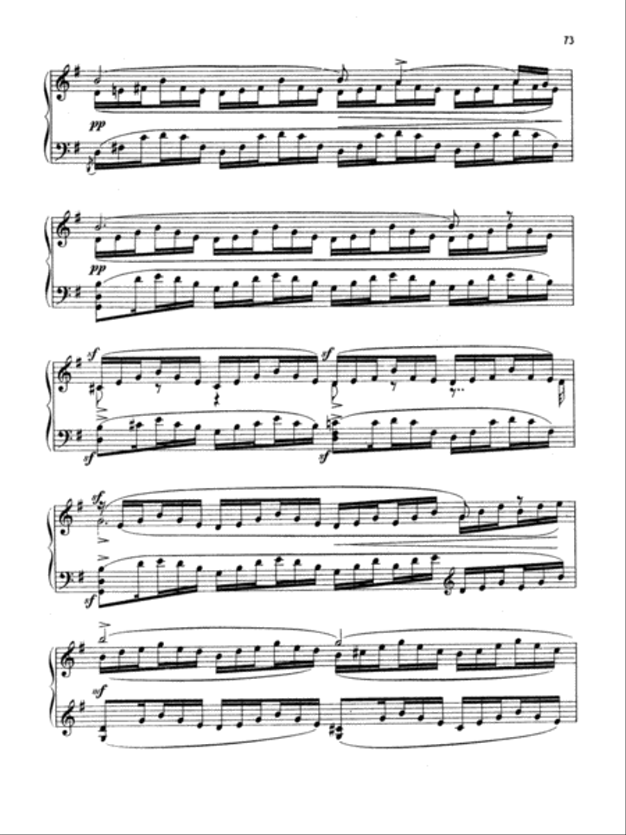 Arensky: Twenty-four Morceau Characteristiques, Op. 36 Piano Solo scores gallery preview page 3