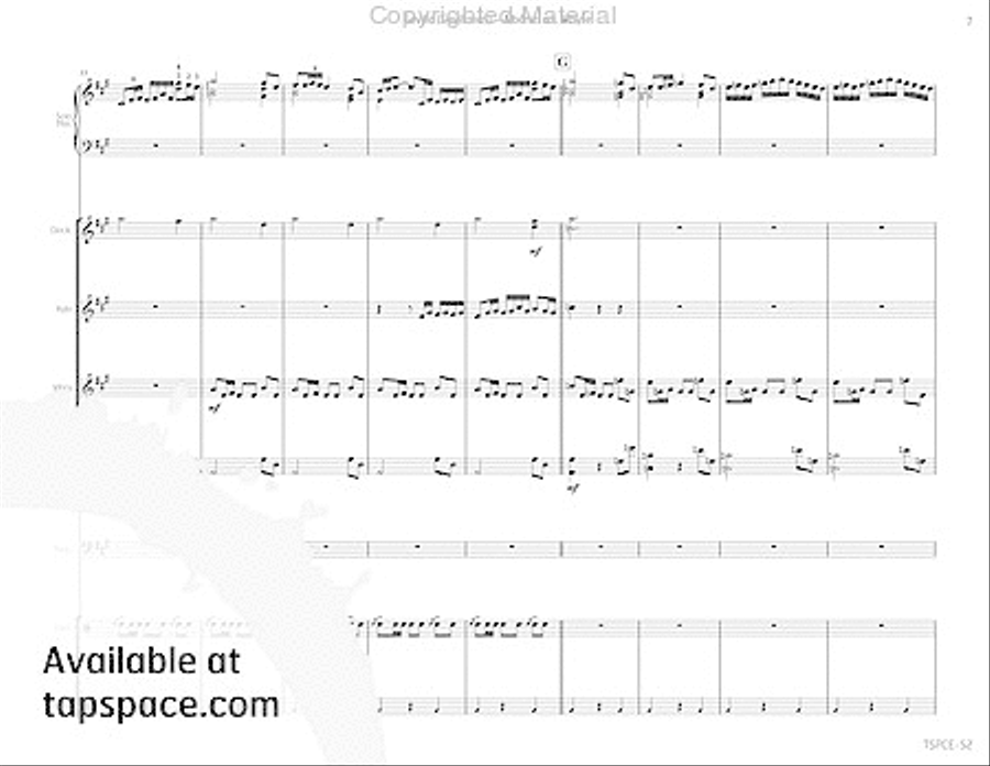 Sevilla (Sevillanas) Percussion Ensemble scores gallery preview page 12