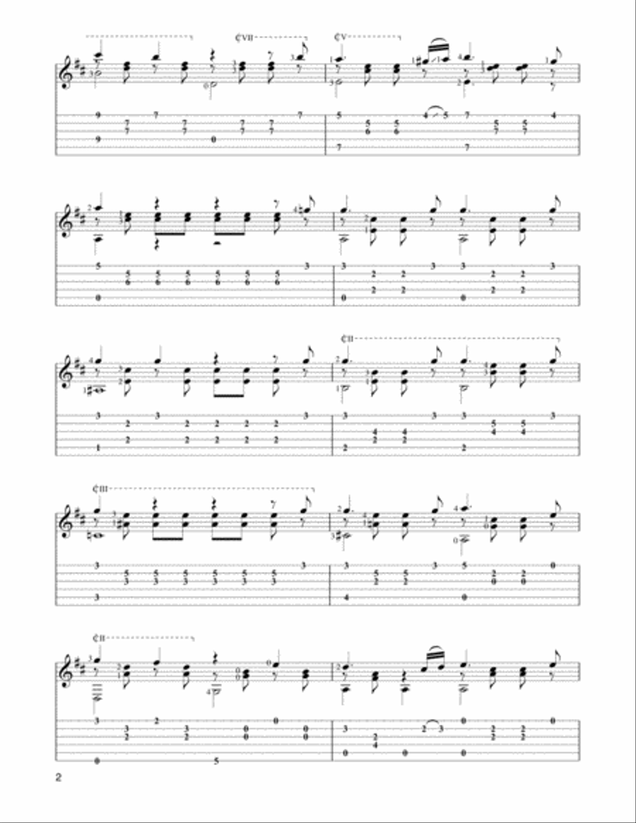 Adieu Acoustic Guitar scores gallery preview page 2