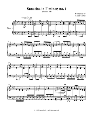 Sonatina in F minor, no. 1