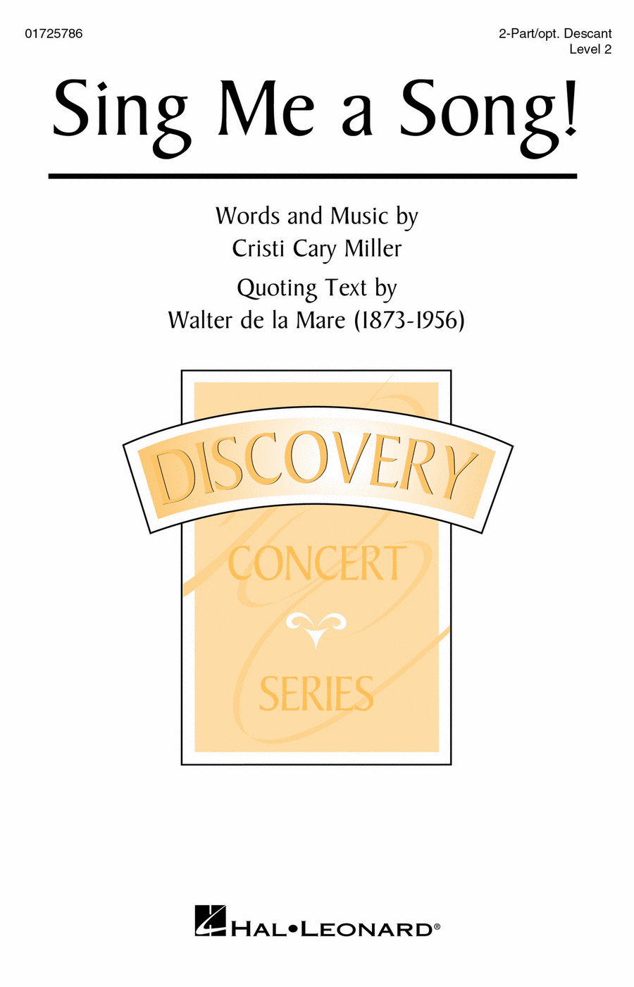 Sing Me a Song! Sing Me a Song! 2-Part scores gallery preview page 1
