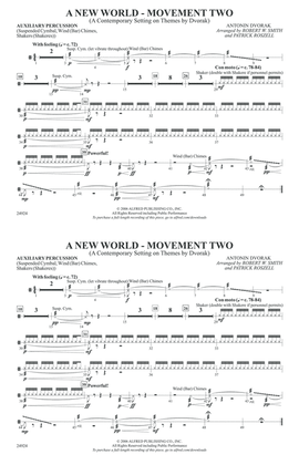 A New World---Movement Two: Auxiliary Percussion