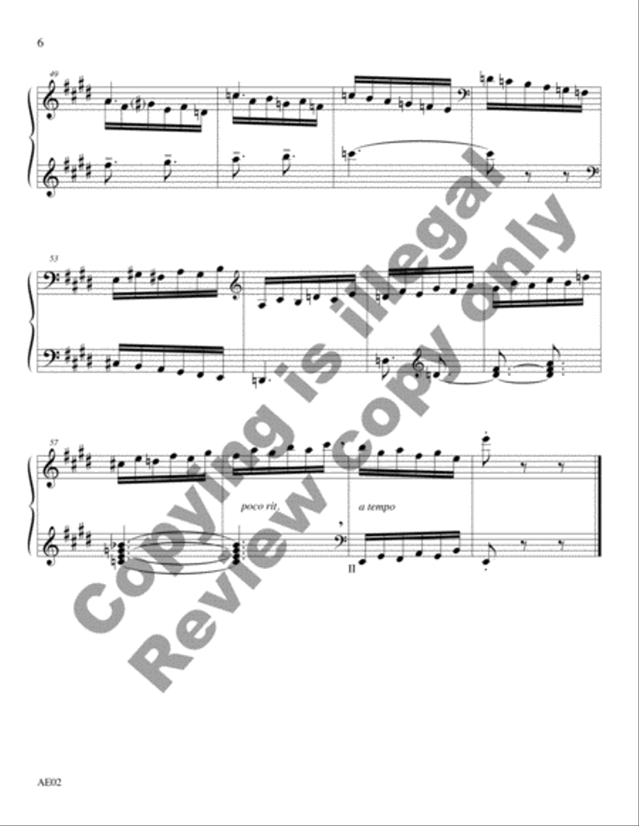 Triptych for Harpsichord Triptych for Harpsichord Harpsichord scores gallery preview page 5