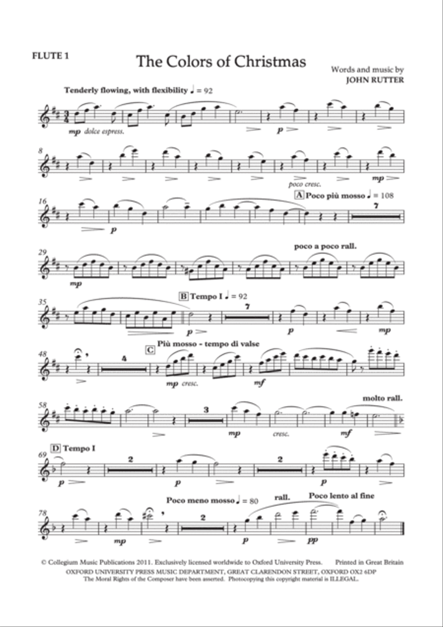 The Colors of Christmas Chamber Orchestra scores gallery preview page 2