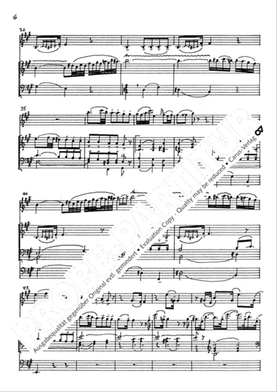 Andante und Fuge in A Violin scores gallery preview page 9