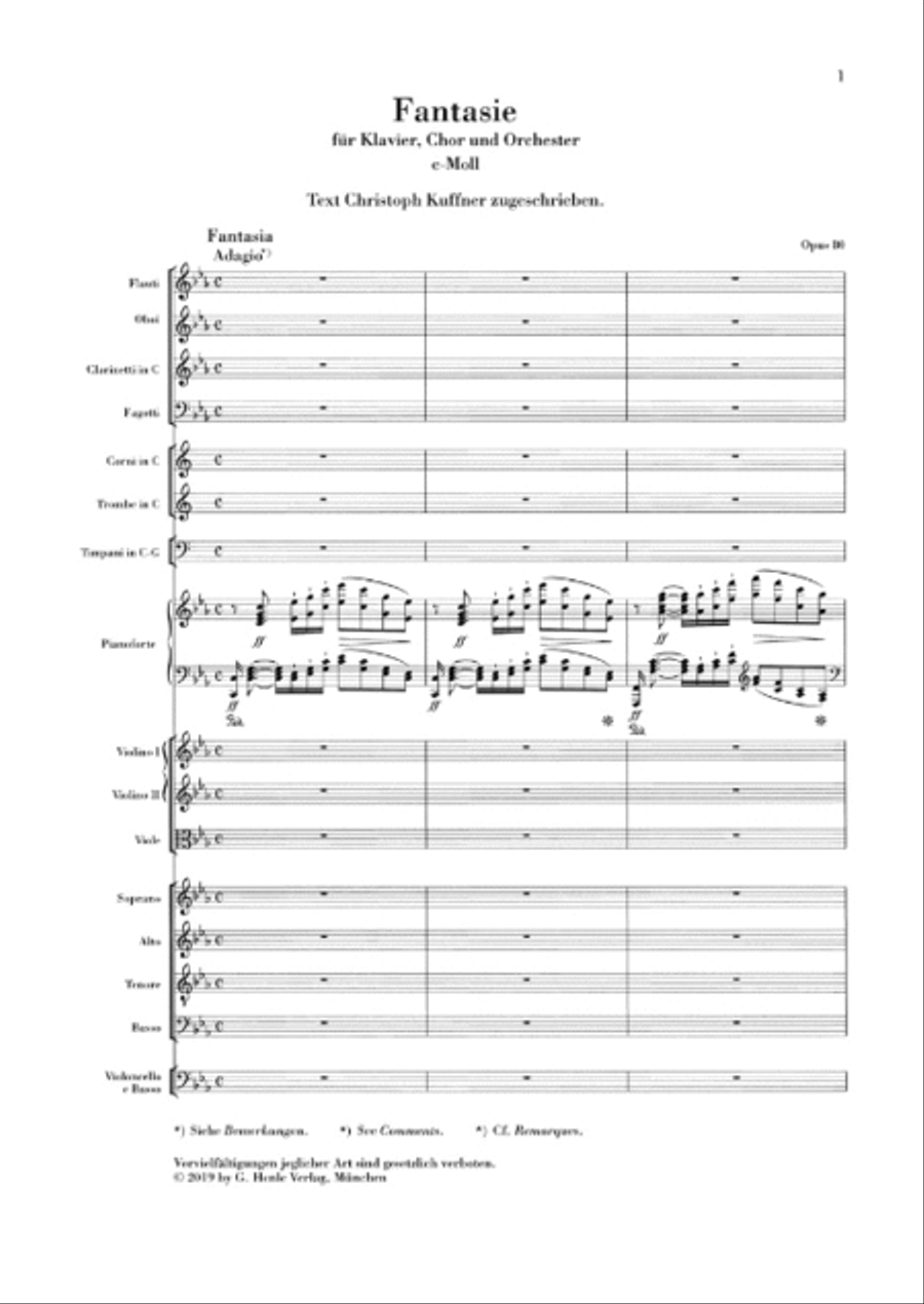 Works for Choir and Orchestra Op. 80, 112, 118, 121b, 122, WoO 95 Choir scores gallery preview page 3