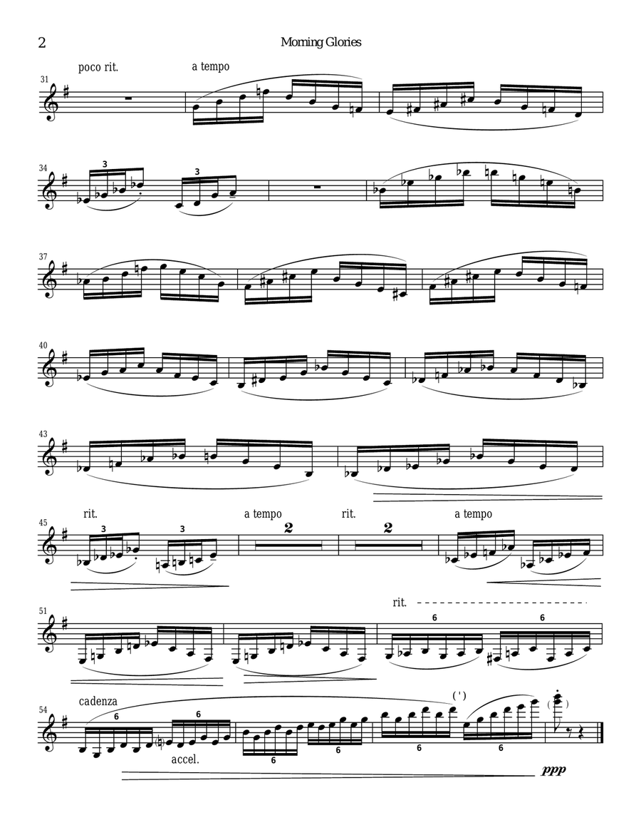 Amy Beach - From Grandmother's Garden for clarinet and piano B-Flat Clarinet scores gallery preview page 3