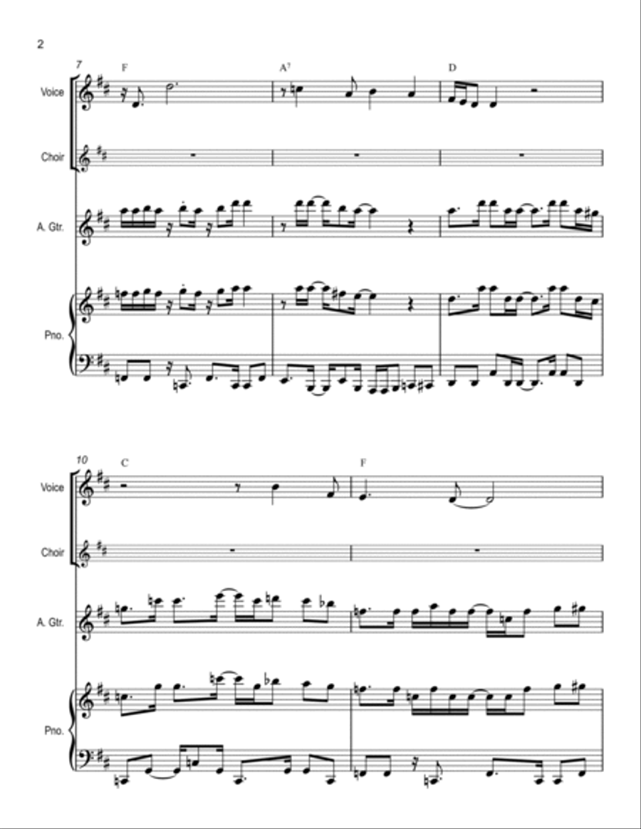 I Believe In Love Piano, Vocal, Guitar scores gallery preview page 2