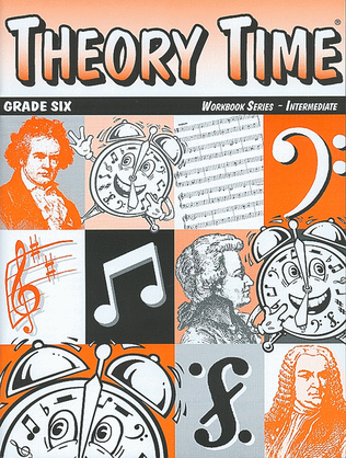 Book cover for Theory Time Grade 6 Workbook